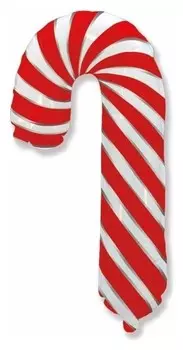 Шар фольгированный 39" «Леденец красно-белый», фигура