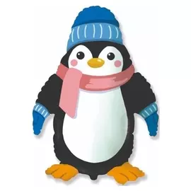 Шар фольгированный 39" «Пингвин», фигура