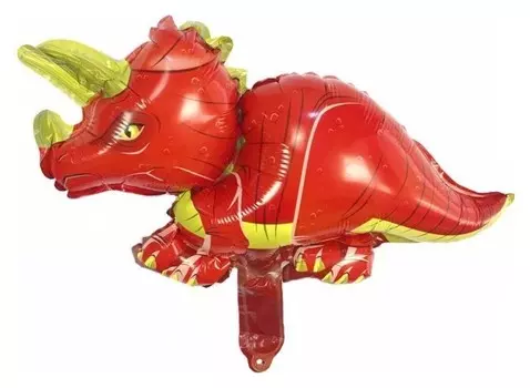 Шар фольгированный 42" «Динозавр трицератопс»