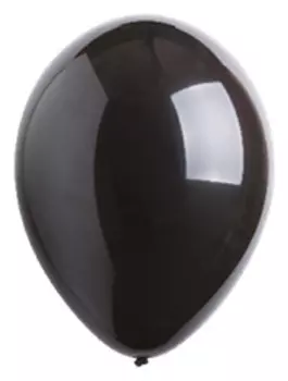 Шар латексный 12", фэшн, набор 50 шт., цвет чёрный