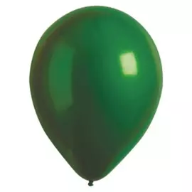 Шар латексный 12", хром, набор 50 шт., цвет изумрудный