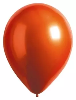 Шар латексный 12", хром, набор 50 шт., цвет янтарный