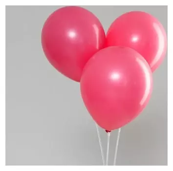 Шар латексный 12", макарун, набор 5 шт., цвет роза