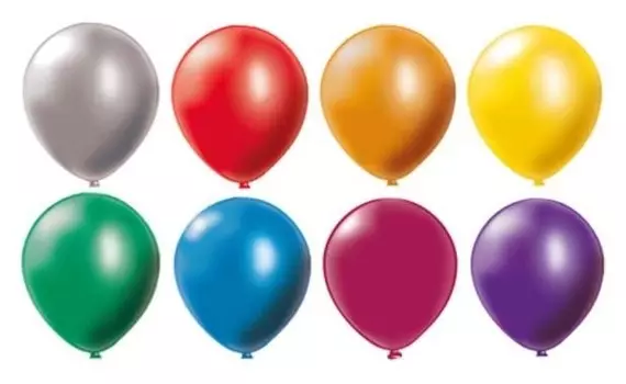 Шар латексный 12", металлик, набор 100 шт.