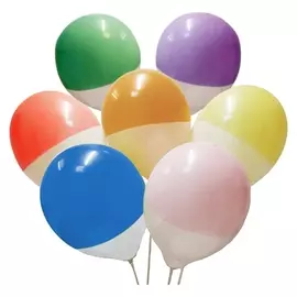 Шар латексный 12" пастель Bicolor, набор 25 шт