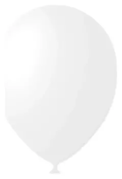 Шар латексный 12", пастель, набор 100 шт., цвет белый