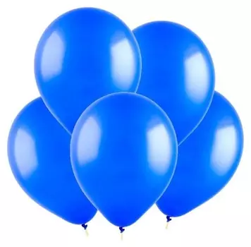 Шар латексный 12", пастель, набор 100 шт., цвет синий