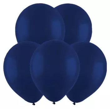 Шар латексный 12", пастель, набор 100 шт., цвет тёмно-синий