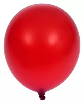 Шар латексный 12", пастель, набор 100 шт., ярко-красный
