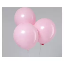 Шар латексный 12", пастель, набор 12 шт., цвет светло-розовый