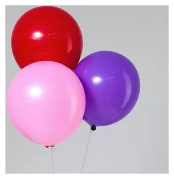 Шар латексный 12", пастель, набор 5 шт.