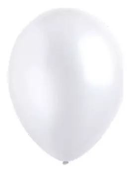 Шар латексный 12", перламутр, набор 50 шт., цвет белый