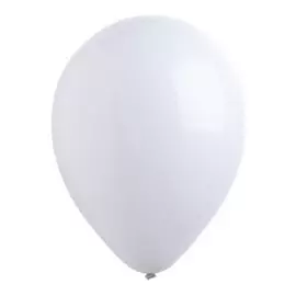 Шар латексный 12", стандарт, набор 10 шт., цвет белый