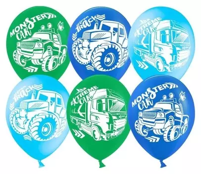 Шар латексный 12" «Техника», пастель, 2-сторонний, набор 25 шт.