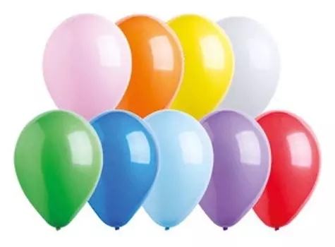 Шар латексный 14", стандарт, набор 50 шт.