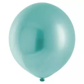 Шар латексный 18" «Хром», набор 25 шт., цвет блестящий зелёный