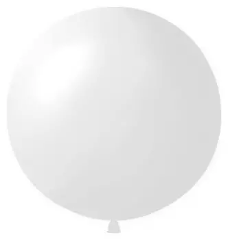 Шар латексный 36", пастель, цвет белый