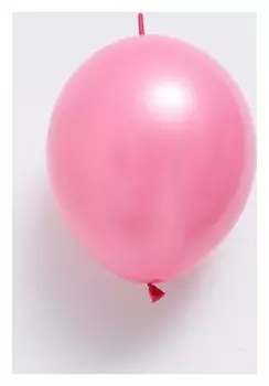 Шар латексный линколун 12", стандарт, набор 100 шт, цвет розовый