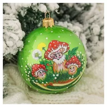 Шар "Сказочный мухомор" 8,5 см