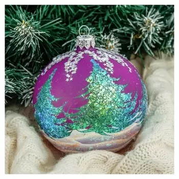 Шар "Снежная сказка" 9,5 см