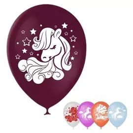 Шар воздушный 12""пони", пастель, 1 ст., набор 50 шт