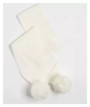 Шарф детский, цвет молочный, размер 110х14