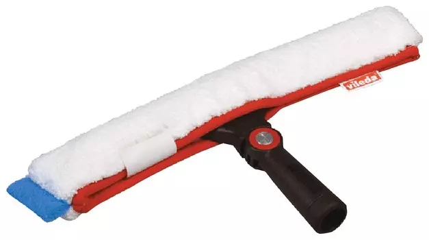 Щетка для мытья окон Vileda "Эволюшн" + шубка из микрофибры, ширина 35 см (черенок-ручка 602105)