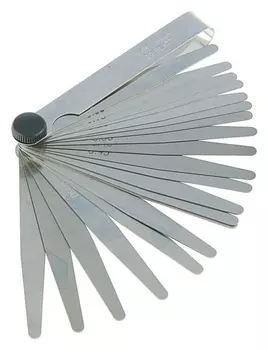 Щуп веерный "Сервис ключ", 0,05-1,0 мм, 20 листов, в блистере