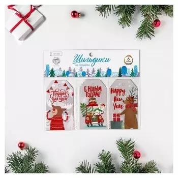 Шильдик декоративный в наборе «Подарок для тебя», 17 × 15 см