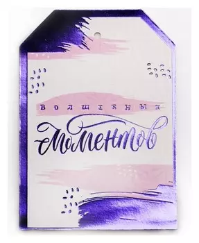 Шильдик «Моментов», 12 х 17 см