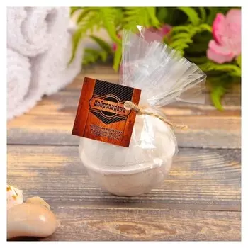 Шипучая бомбочка из персидской соли "Добропаровъ" с эфирным маслом персика, 140гр