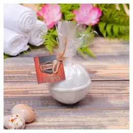 Шипучая бомбочка из персидской соли "Добропаровъ" с эфирным маслом ванили, 140гр