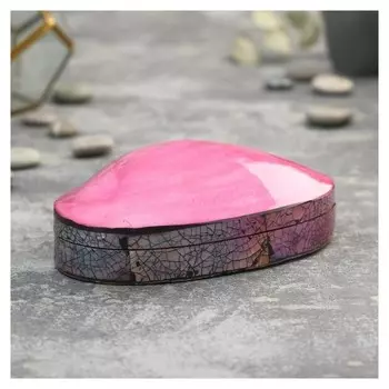 Шкатулка "Ананта" 15х9,5х5 см ракушка