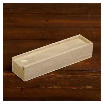 Шкатулка дерево для росписи "Пенал" 4х20х5,5 см