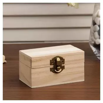 Шкатулка дерево для росписи "Прямоугольная" 5,5х10х6 см