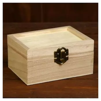 Шкатулка дерево для росписи "Прямоугольная" 6х12х9 см