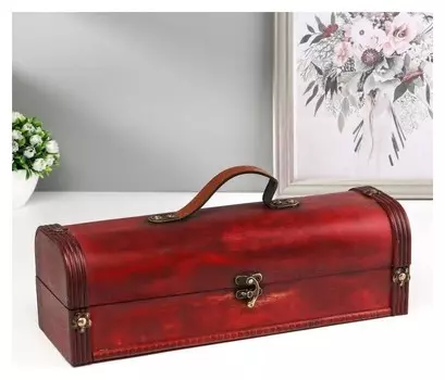 Шкатулка дерево под бутылку "Герцог" 12х34х11 см