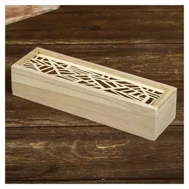 Шкатулка дерево под роспись "Геометрия" 4х19,3х5,5 см