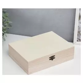 Шкатулка дерево под роспись "Прямоугольная" 6х21,5х16,5 см