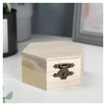 Шкатулка для росписи, в форме шестигранника