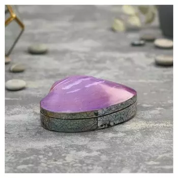 Шкатулка "Хамза" 10х6х5 см ракушка