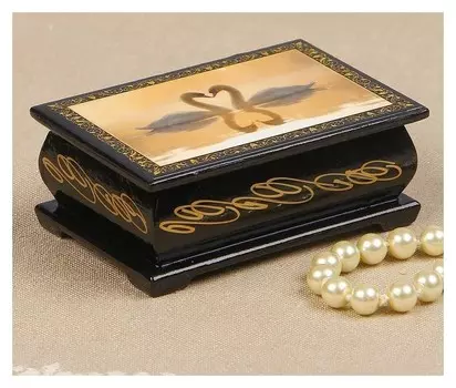 Шкатулка «Любовь», 6×9 см, лаковая миниатюра