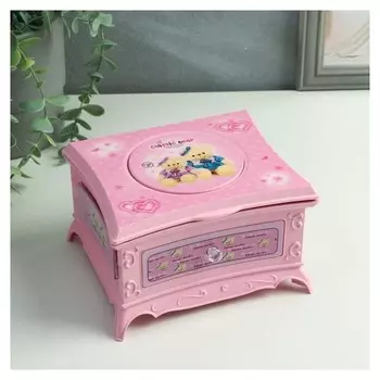 Шкатулка музыкальная "Розовый ларец"