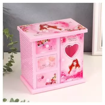 Шкатулка музыкальная "Шкафчик модницы"