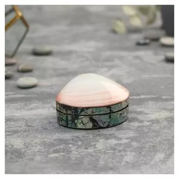 Шкатулка "Оттай" 7х4,5х3 см ракушка