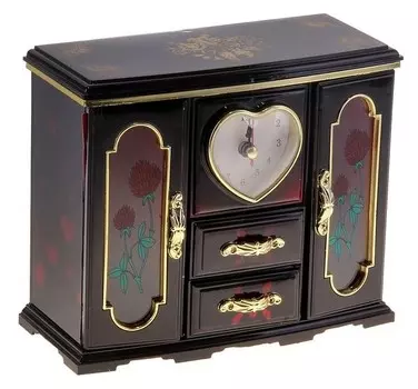 Шкатулка с часами музыкальная "Шкаф"