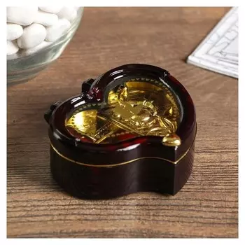 Шкатулка-сердце музыкальная "Изгиб"