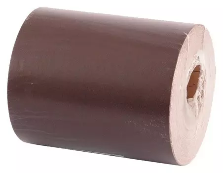 Шкурка на тканевой основе, Kk18x W, зернистость 16н(Р 80), бобина 200 мм х 20 м, водостойкая, "БАЗ" россия