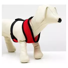 Шлейка мягкая из неопрена, размер M, красная