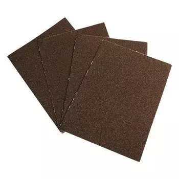 Шлифлист на тканевой основе, зернистость № 20, 240 х 170 мм, 10 шт, водостойкий, "БАЗ" россия